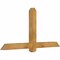 Ekena Millwork Eugene Rough Sawn Timber Gable Bracket, Western Red Cedar, 60"W x 30"H x 4"D x 4"F, 12/12 Pitch GBW060X30X0404EUG00RWR - alternate 2